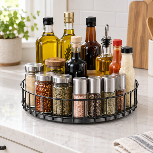 Rotating Countertop Spice Organizer