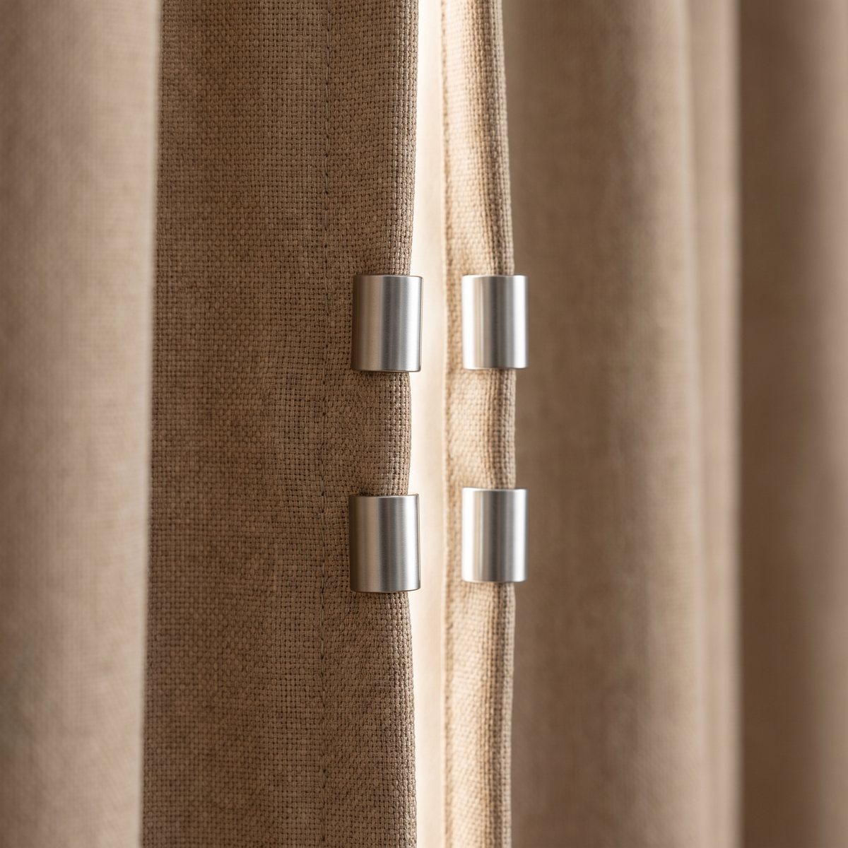 Magnetic Curtain Light Blocking Clips