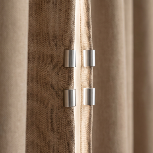 Magnetic Curtain Light Blocking Clips