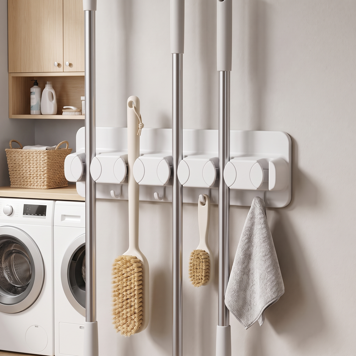 Wall Mounted Mop and Broom Holder